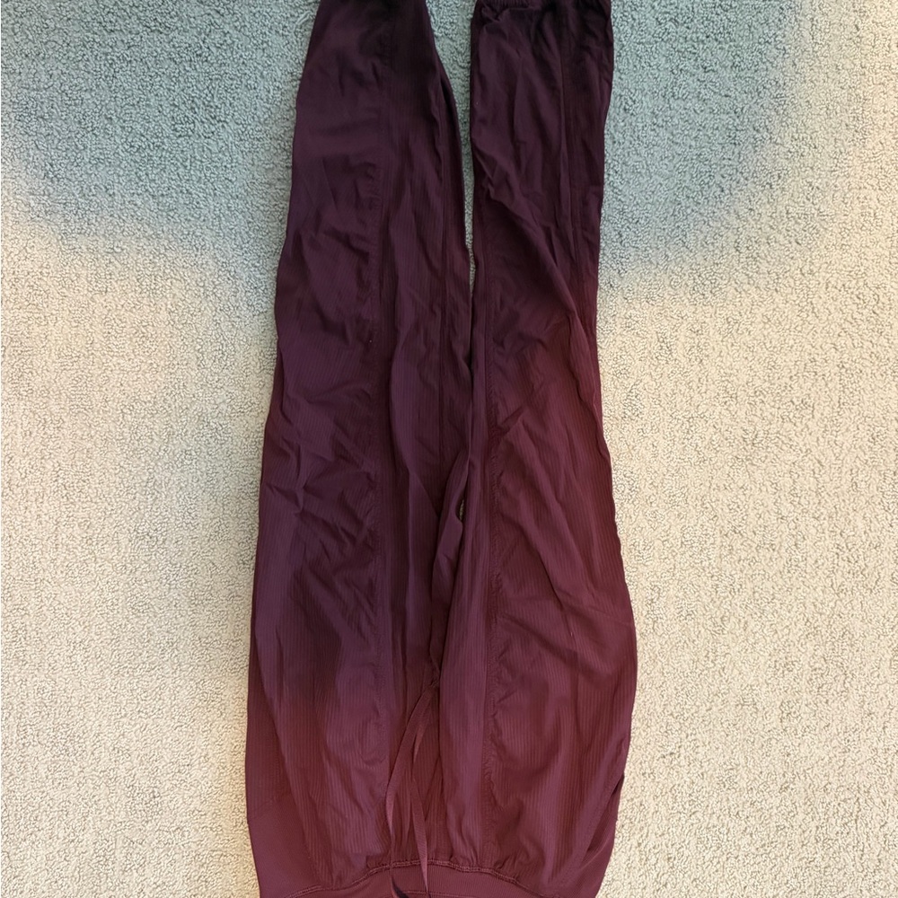 Lululemon dance studio mid rise full length joggers in garnet